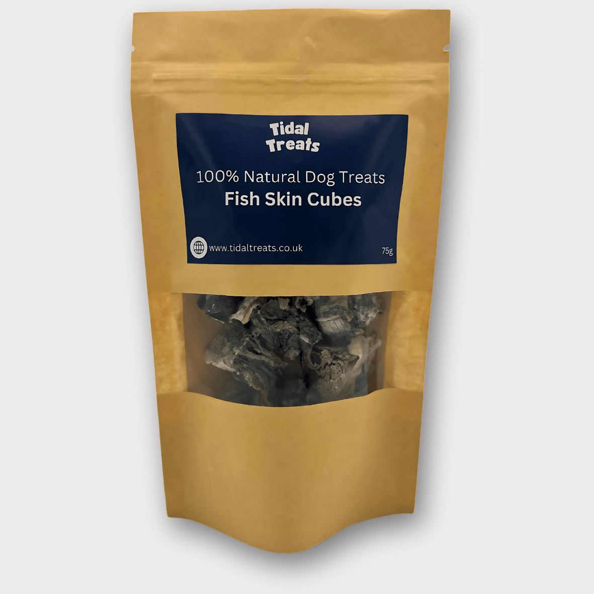 Fish Skin Cubes - 75g - Tidal Treats 