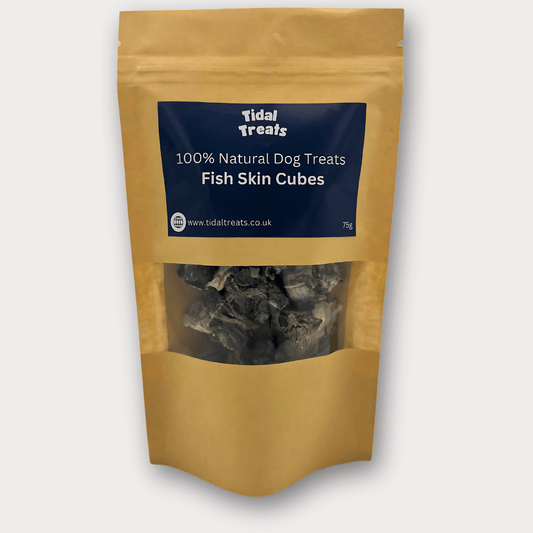 Fish Skin Cubes - 75g - Tidal Treats 