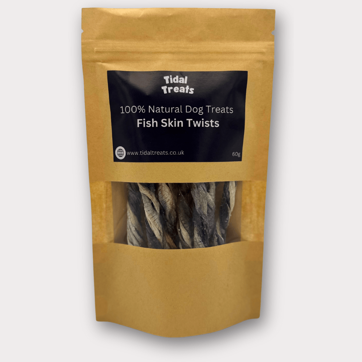 Fish skin twists - 60g - Tidal Treats - 