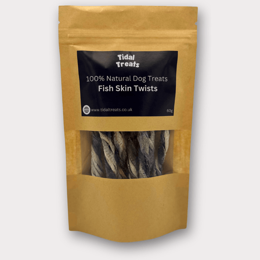 Fish skin twists - 60g - Tidal Treats - 